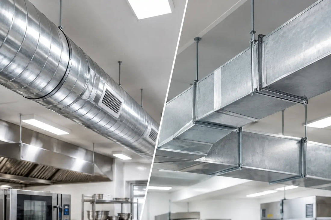 Spiral Versus Rectangular Ducting Compared