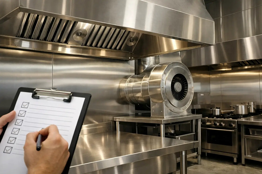 Kitchen Extraction Compliance Checklist UK