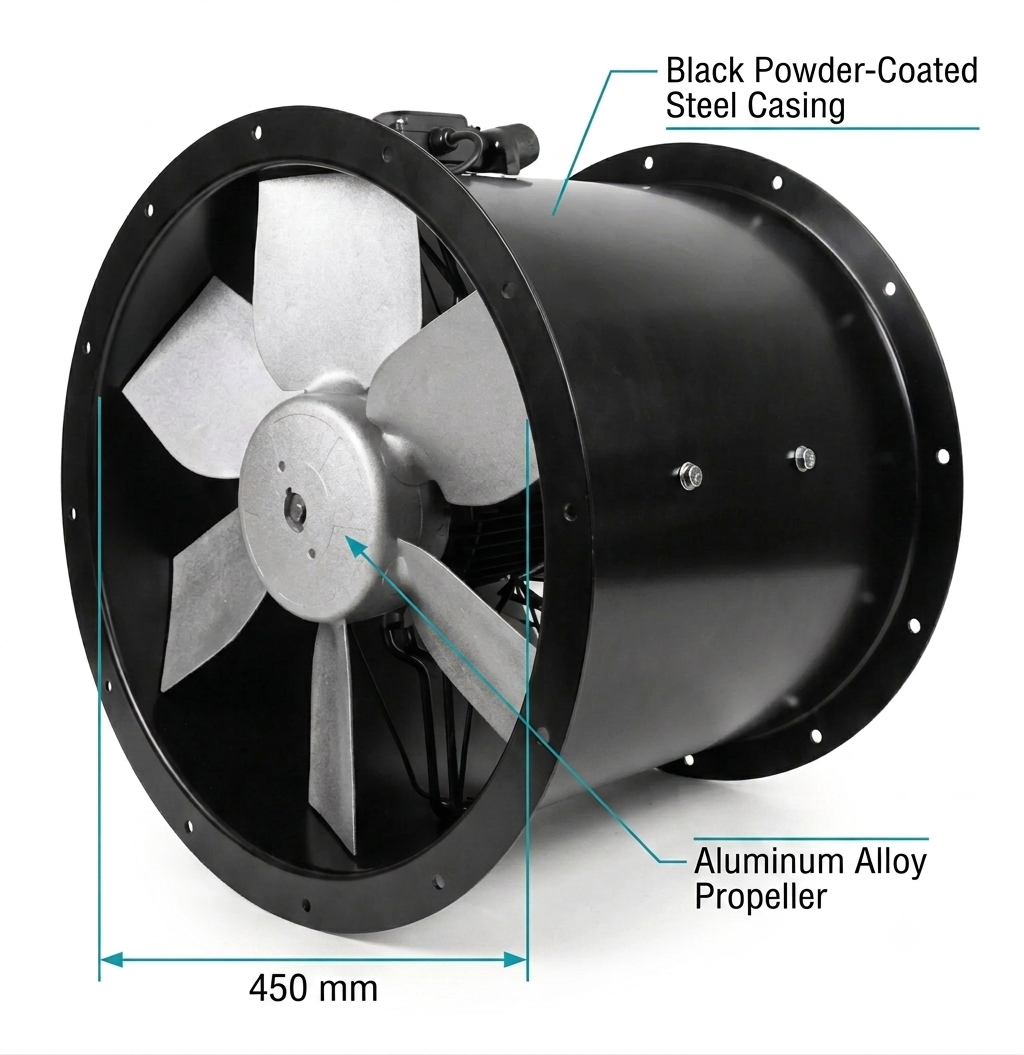 S&P TCBBX2 Contra Rotating Cased Axial – Single Phase – IP65 – Soler & Palau