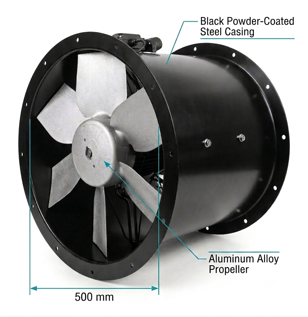 S&P TCBBX2 Contra Rotating Cased Axial – Single Phase – IP65 – Soler & Palau