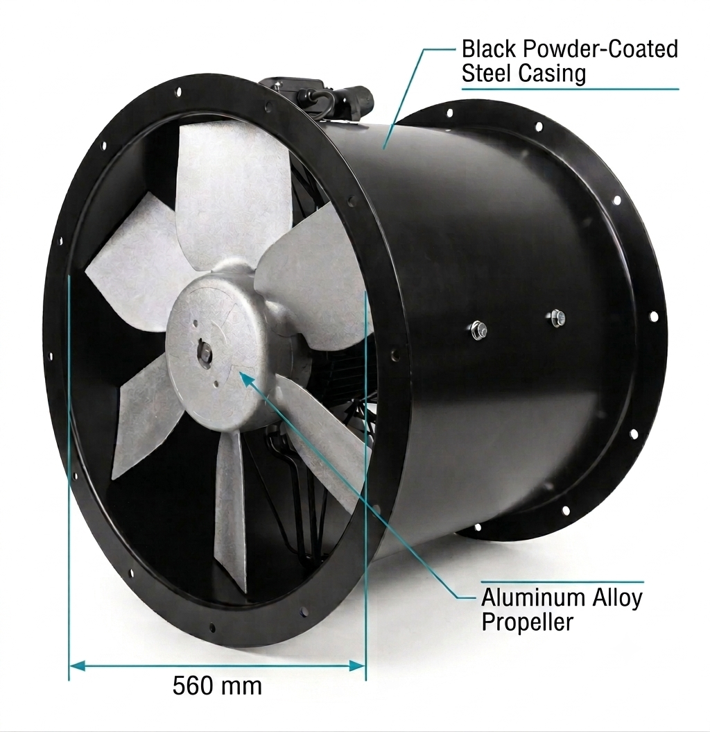 S&P TCBBX2 Contra Rotating Cased Axial – Single Phase – IP65 – Soler & Palau