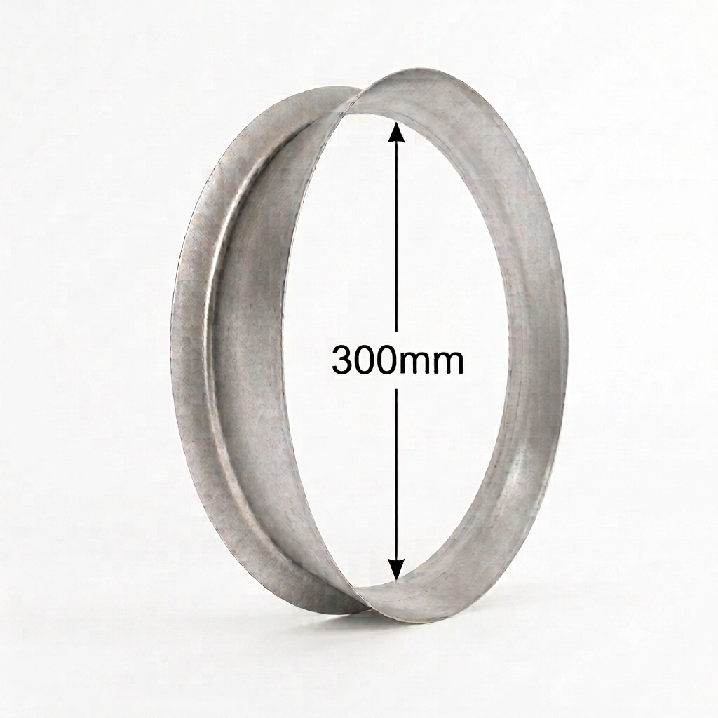 300mm Ventilation Ducting Spigot / flange