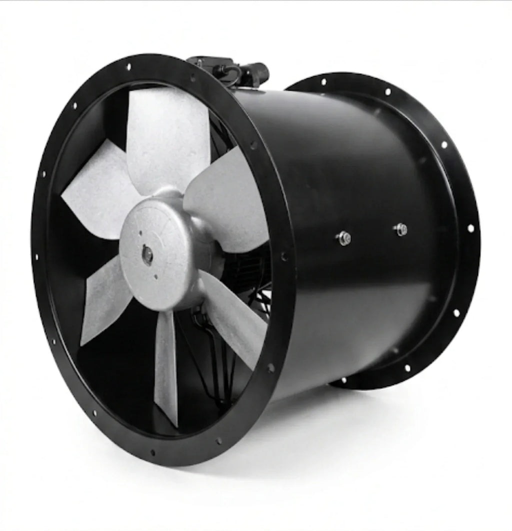 Industrial exhaust fan  S&P TCBBX2  Axial Fan with black housing  for ventilation systems