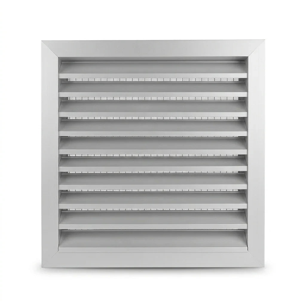 Aluminium weather louvre for ventilation intake and exhaust - Canopy Man