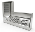 Commercial L-Shaped Stainless Steel Extraction Canopy