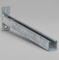Galvanised steel cantilever arm bracket for supporting ductwork - Canopy Man