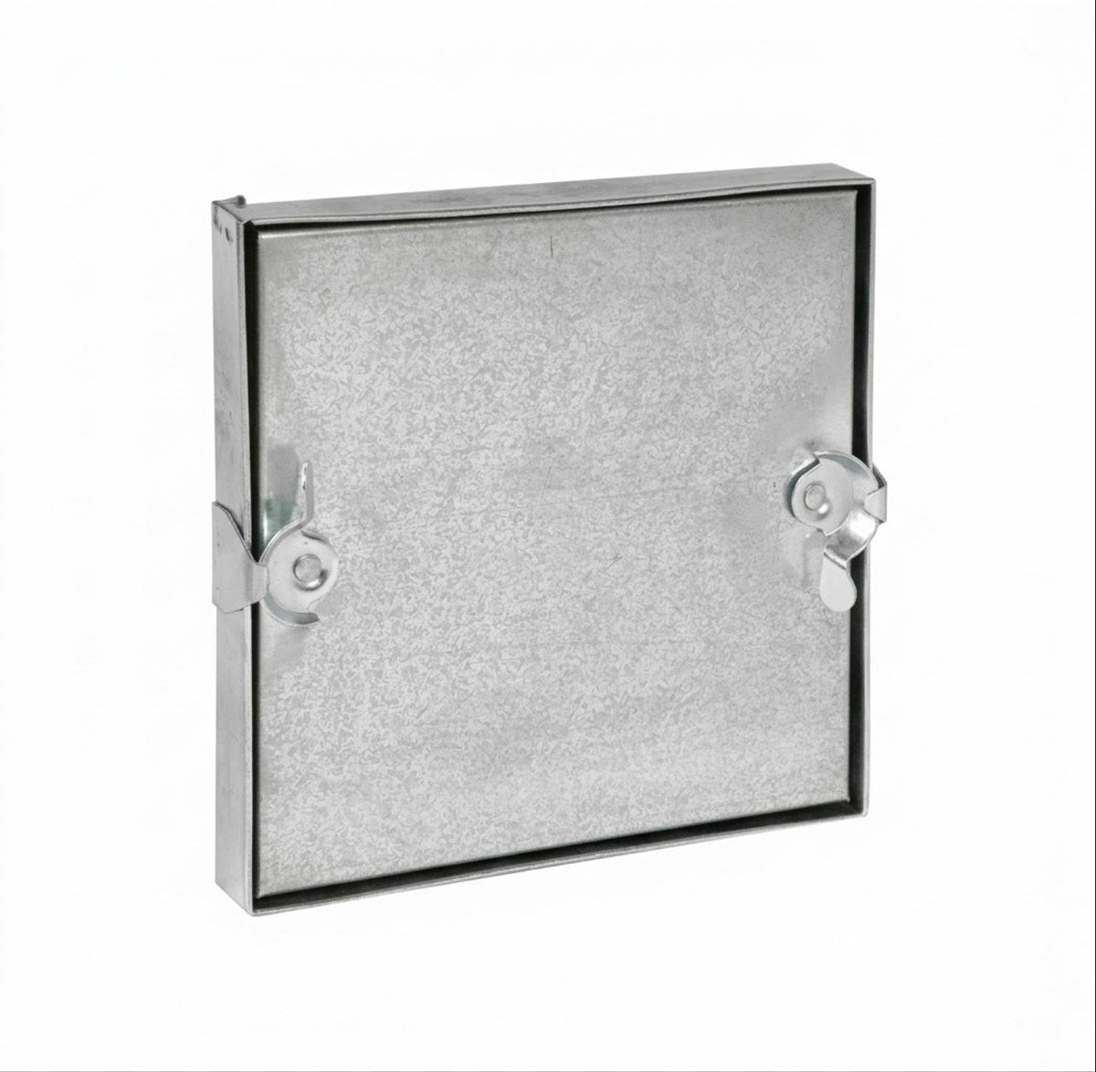 Galvanised hinged duct access door with twin latches - Canopy Man