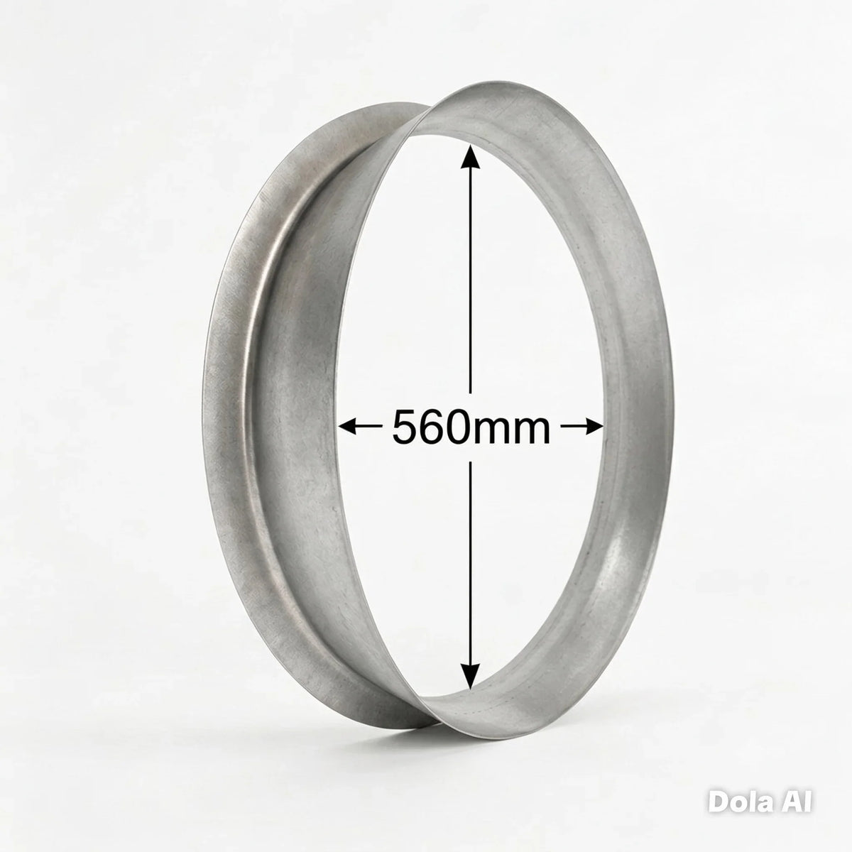 Galvanised duct spigot flange (view 10) - Canopy Man