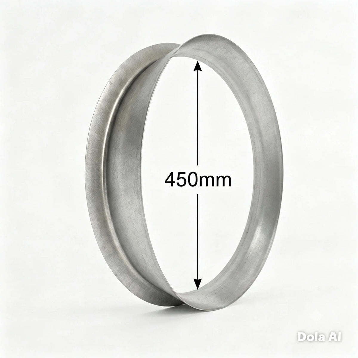 Galvanised duct spigot flange (view 9) - Canopy Man