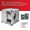 KABT S&P high-temperature centrifugal kitchen extraction fan - Canopy Man